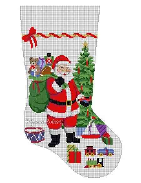 Stocking - Santa Gifting (boy)