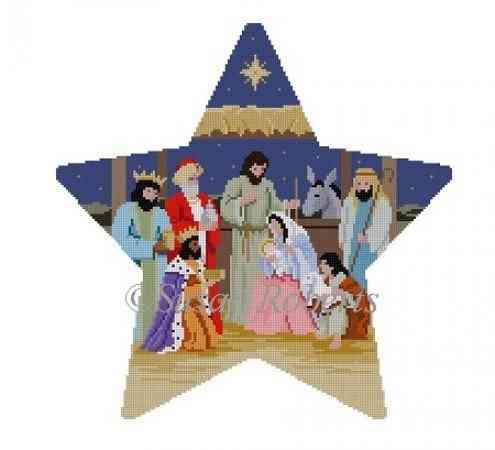 Tree Topper - Star - Nativity