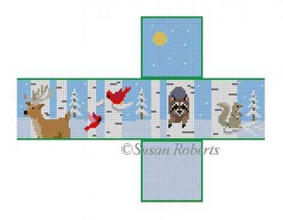 Cube Ornament - Birch Tree Neighbor