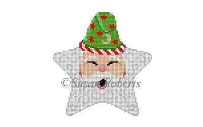 Star - Santa Face, Stars Hat
