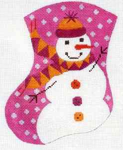 Mini-sock - Pinky the Snow Girl