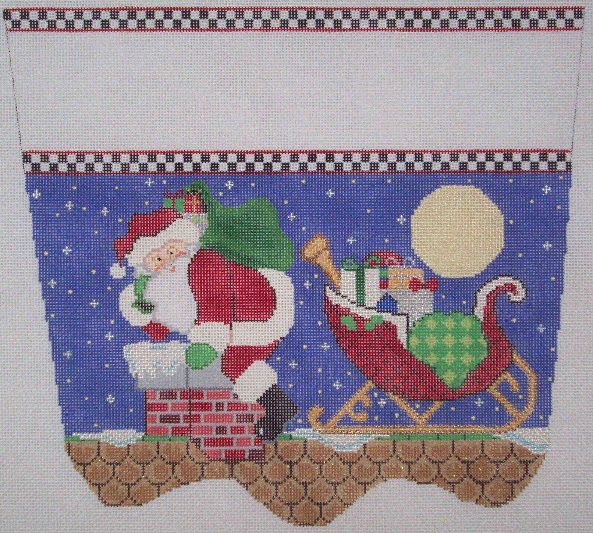 Stocking Cuff - Up on the Rooftop