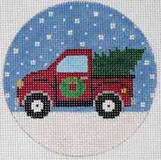 Pickup with Christmas Tree