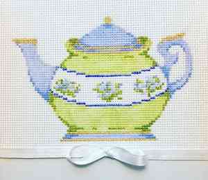 Teapot - Blue & Green