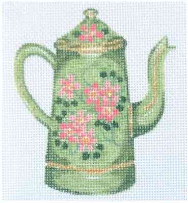 Vintage Tea Kettle - Green